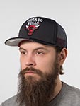 Бейсболка MITCHELL NESS арт. HT11408-CBUBLCK Chicago Bulls NBA (черный)
